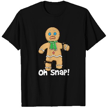 Discover Oh Snap Gingerbread Man Christmas Cookie Costume Baking Team 2 T-Shirts