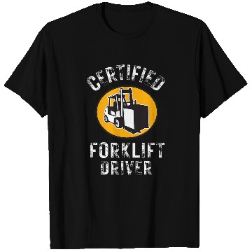 Discover Certified Forklift Operator Forklift Driver Forklifting Mens 6 T-Shirts