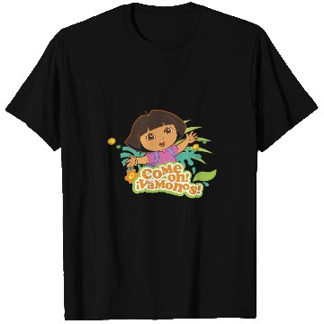 Discover Dora the Explorer Come On Vamanos Dora Tropical Portrait T-Shirts