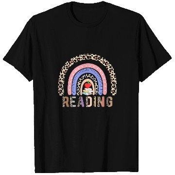 Discover Reading Book Rainbow Reading Interventionist Book Lover Teacher Librarian Reader T-Shirts