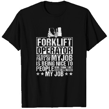 Discover Certified Forklift Operator Forklift Driver Quote Warehouse 15 T-Shirts