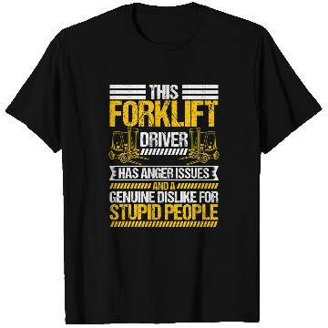 Discover Forklift Operator Material Handler Lift Truck Driver T-Shirts