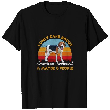 Discover Retro Style Sunset American Foxhound T-Shirts