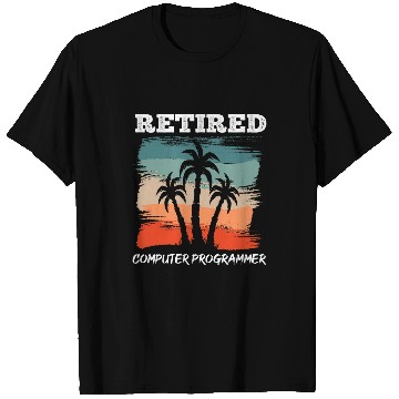Discover Funny Retirement Design for Computer Programmer T-Shirts
