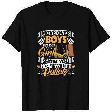 Discover Certified Forklift Operator Forklift Driver Warehouse Women 1 T-Shirts