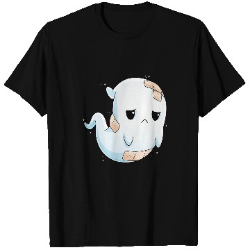 Discover Sad ghosts Halloween Costume Unhappy ghosts Boo Boo Crew T-Shirts