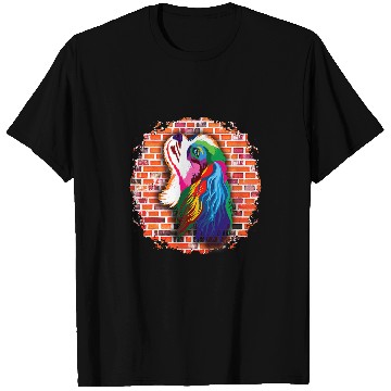 Discover Colorful Cavalier King Charles Spaniel Pop Art Bricks T-Shirts