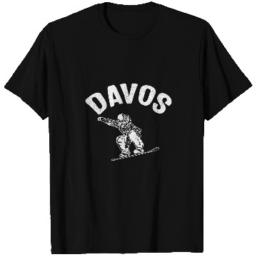 Discover Skiing Ski Davos Snowboarding Switzerland Ski Winter Snowboard Men Gift T-Shirts