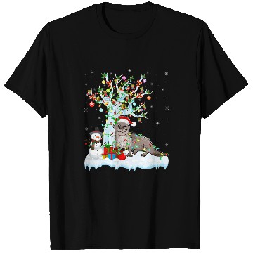 Discover Otters Sea Otter xmass Element Tree Lighting Sea Otter Christmas 26 T-Shirts