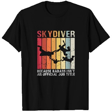 Discover Skydiving Gift vintages Skydiving Retro Parachuting Skydiver T-Shirts