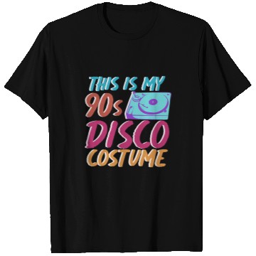 Discover 90s Vinyl Disco Music Costume Party 1990s Retro Nineties T-Shirts