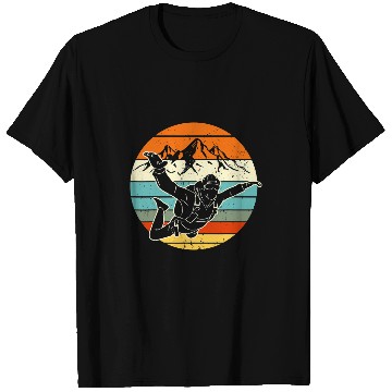 Discover Skydiving Gift vintages Skydiving Gift Retro Parachuting Skydiver T-Shirts