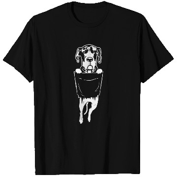 Discover Dog Great Dane RIPPED THE POCKET T-Shirts