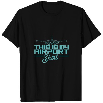 Discover Flying Airplane Captain Aviation Airport and Airplane T-Shirts