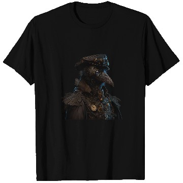 Discover Steampunk Raven Medieval Fantasy Gothic Graphics T-Shirts