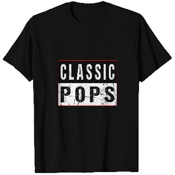 Discover Classic Pops Retro Grandad Artwork T-Shirts