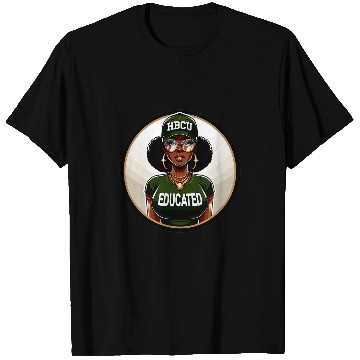 Discover HBCU Black History Educated Alumni Apparel Women 2024 T-Shirts