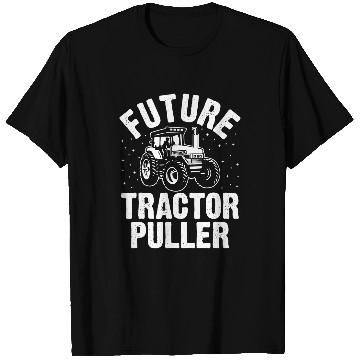 Discover Tractor driving Future Tractor Puller Funny Tractor Pulling Driver Farmer T-Shirts