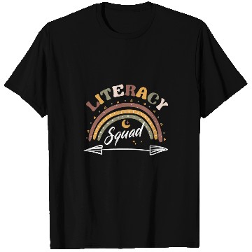Discover Literacy Squad Reading Teacher Interventionist Specialist 1 T-Shirts