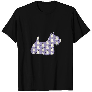Discover Dog Scottish Terrier Scottie Dog ghosts Halloween T Tee T-Shirts