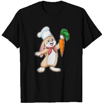 Discover Rabbits Cook Chef hat Carrot T-Shirts