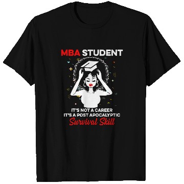 Discover MBA Student Plan Business Degree Graduation T-Shirts