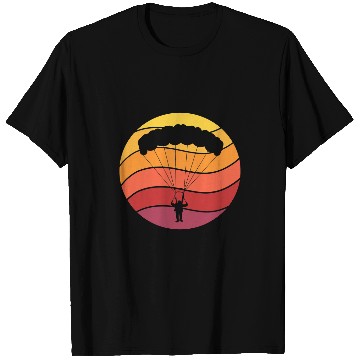 Discover Skydiving Gift Paragliding Retro Skydiving Parachuting Skydive Parachutist T-Shirts