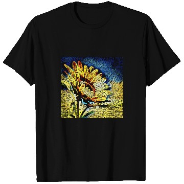Discover Sunflower Abstract Art Retro Sun Flower T-Shirts