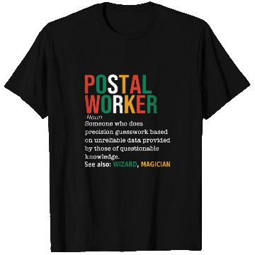Discover Funny Postal Worker Definition Postal Worker Definition T-Shirts