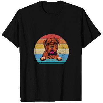 Discover Dog Great Dane Retro vintages Bordeaux Great Dane T-Shirts