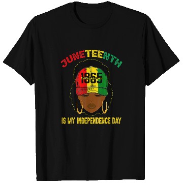 Discover 1865 Juneteenth Is My Independence Day Celebrate Black Women T-Shirts