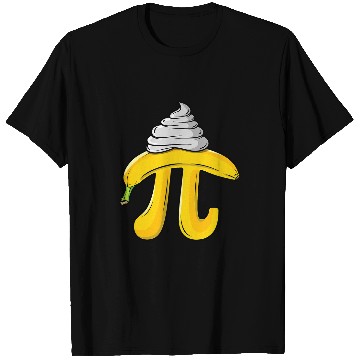 Discover Banana Cream Pie Math Day Mathematics Happy Pi Day T-Shirts
