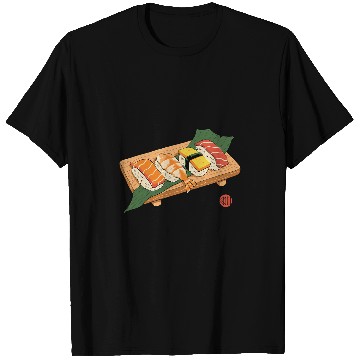 Discover Sushi Ukiyoe T-Shirts