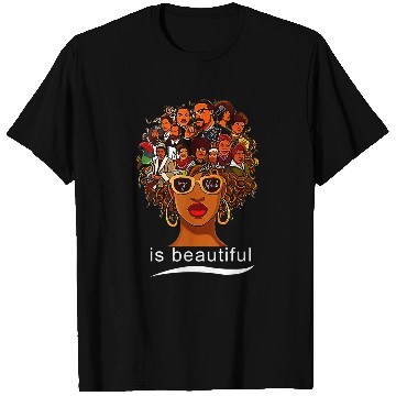 Discover My Black is Beautiful Costume History Month Pride DNA Gift T-Shirts