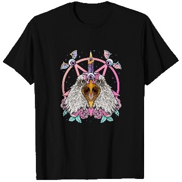 Discover Pastel Goth Eagle Pagan Creepy Menhera Bald Eagle T-Shirts