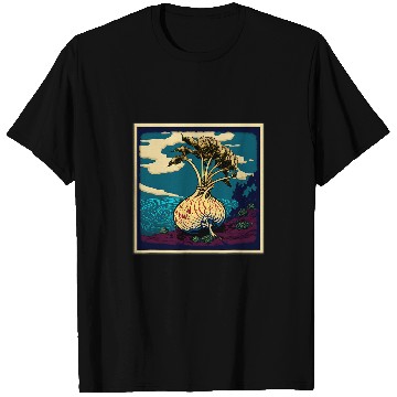 Discover Surrealism Japanese Painting Turnip T-Shirts