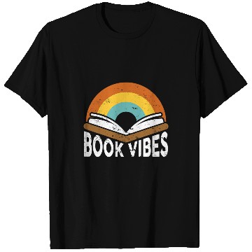 Discover Reading Book Vibes bookworm writer Reader T-Shirts