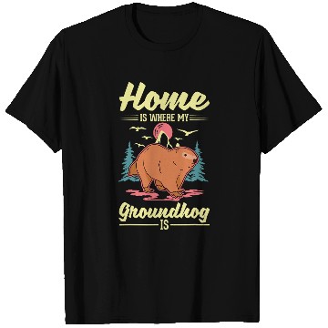 Discover homes is where my Groundhog is Marmot 31 T-Shirts