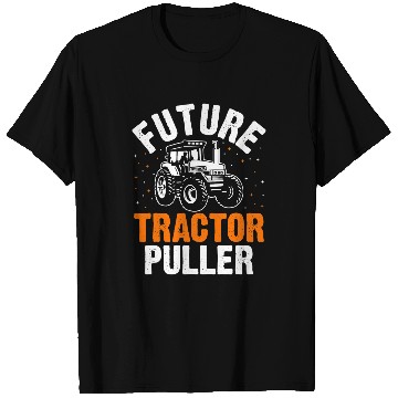 Discover Tractor driving Future Tractor Puller Funny Tractor Pulling Driver Farmer 1 T-Shirts