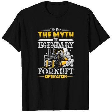 Discover Forklift operator Warehouse Heavy equipment Forklift truck 3 T-Shirts