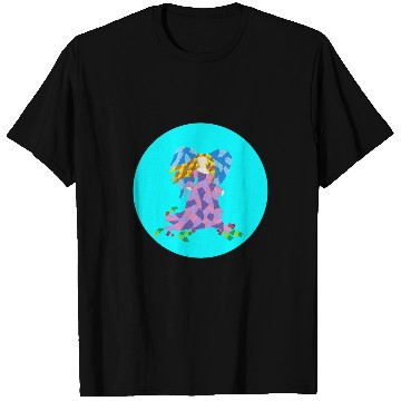 Discover Colorful Angel on Top of a Light Blue Background T-Shirts