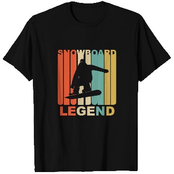 Discover Skiing Ski vintages 1970s Style Snowboard Legend Snowboarding T-Shirts