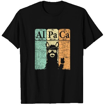 Discover Alpaca Periodic Table Elements Llama Alpaca vintages 3 T-Shirts
