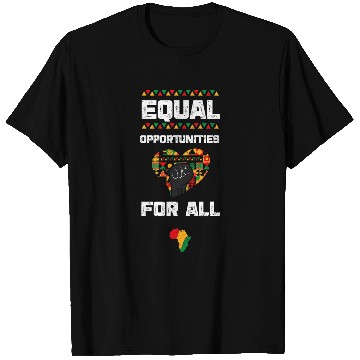 Discover African American Equal Opportunities Black History Month T-Shirts