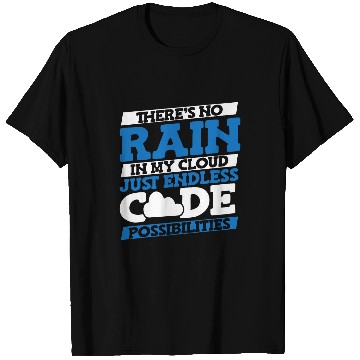 Discover Funny Cloud Engineer Coder Programmer Cloud Computing T-Shirts