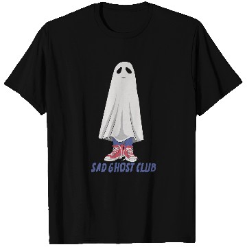 Discover Sad ghosts Club Halloween Costume 339 T-Shirts