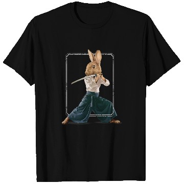 Discover FANCY ART RABBIT NINJA FIGHTER T-Shirts