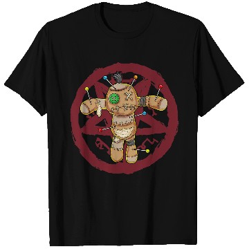 Discover Pastel Goth Satanic Voodoo Doll Cute Halloween For Teen 2 T-Shirts