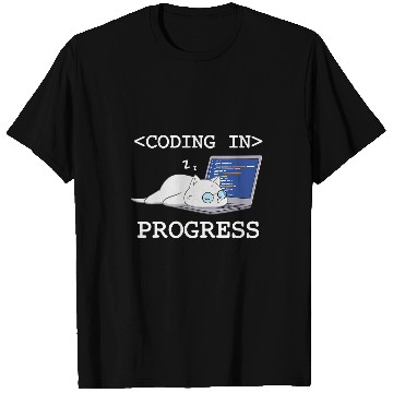 Discover Funny Programming Cat Coding Coder Programmer Developer T-Shirts
