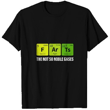 Discover Farts Periodic Pun Table Of Elements Funny Chemistry Student T-Shirts